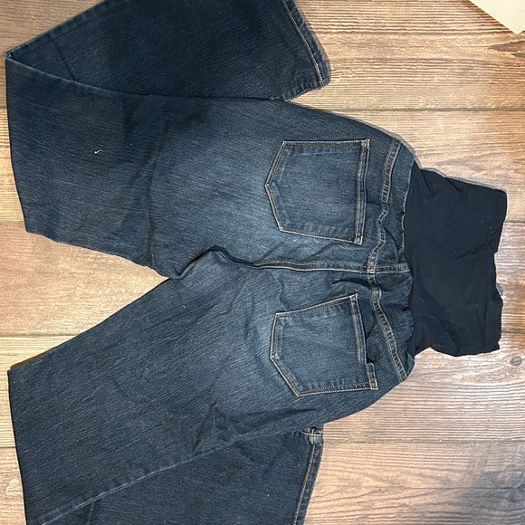Stretchy Maternity Flare Jeans - Picture 1 of 4